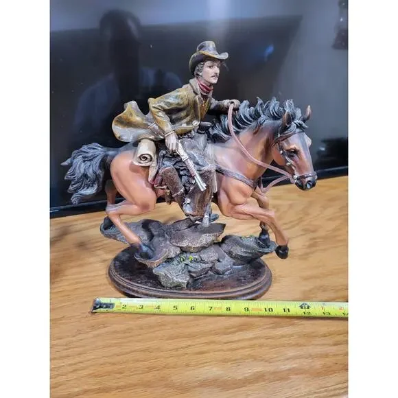 Southwest Theme man on a horse appox 14" x 9" very detailed - Picture 13 of 13